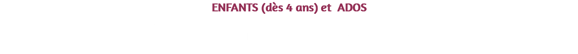 ENFANTS (dès 4 ans) et ADOS Les ateliers sont ouverts à tous et sont proposé au travers d'une pédagogie basée sur la créativité. Les ateliers sont dirigés par des professionnels du spectacle. Plusieurs spectacles sont prévus pendant la saison avec une mise en scène. 
